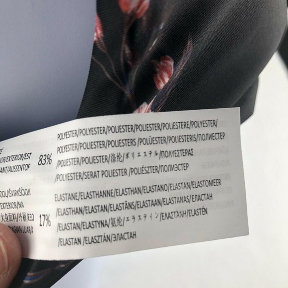 Women Large MINKPINK Jasmine Tie Front Floral Bikini Top - Picture 9 of 10